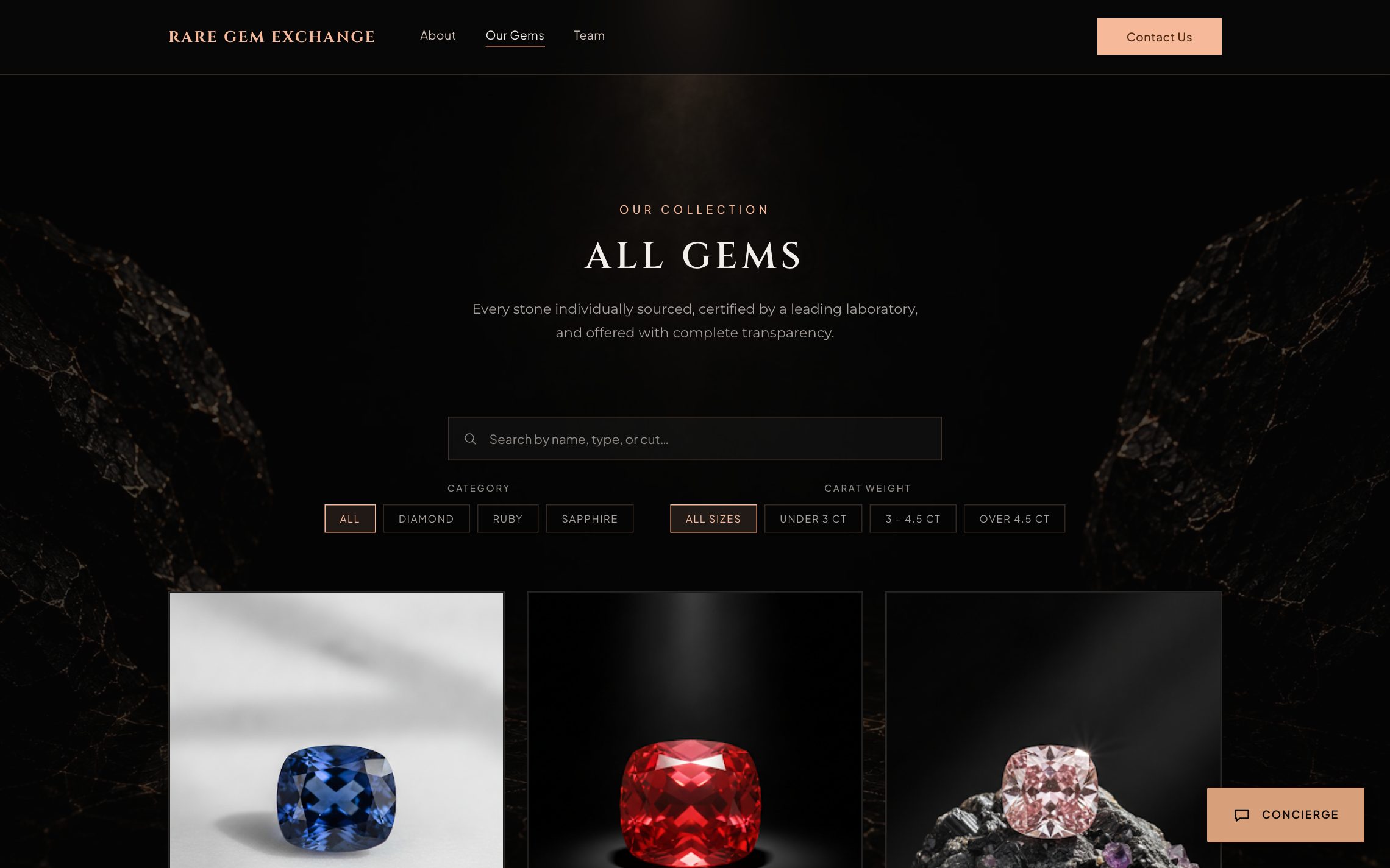 A catalog that feels curated